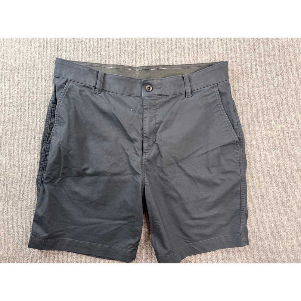Nike Dri-FIT Mens 34 Black Golf Shorts Stretch Flat Front Performance Chino Work